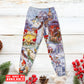 Santa And Christmas Gnomes Long Sleeve Pajamas Set For Christmas Mornings And Relaxed Lounging