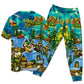 Magical Christmas Night Short Sleeve Pajamas Set For Christmas Sleepwear And Family Lounging