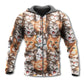 Cute Funny Happy Cat Life Hoodie For Animal Enthusiasts Outdoor Activities And Daily Wear