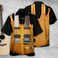 Electric Guitar Double Hawaiian Shirt For Warm Weather Adventures And Everyday Comfort