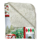 Cardinal Red Truck Christmas Flannel Blanket For Cozy Bedroom Sofa Decor