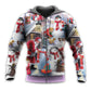 Christmas Santa Snowman Gift Hoodie For Winter Streetwear Christmas Travel And Seasonal Home Gatherings