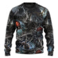 Halloween Spider Dark Fantasy Sweater For Alternative Outfits Seasonal Events And Everyday Comfort