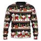 Christmas Happy Night With Santa Friends Sweater For Festive Parties Family Photos And Comfortable Seasonal Wear