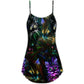 Lovely Cat Don't Care V-Neck Sleeveless Cami Dress For Festivals Parties And Fun Warm Weather Outfits