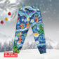 Happy Dancing Reindeer Christmas Long Sleeve Pajamas Set For Winter Nights And Thoughtful Gifting