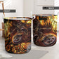 Skull Motorcycle Racing Fast Fire Laundry Basket For Bathroom Bedroom Storage