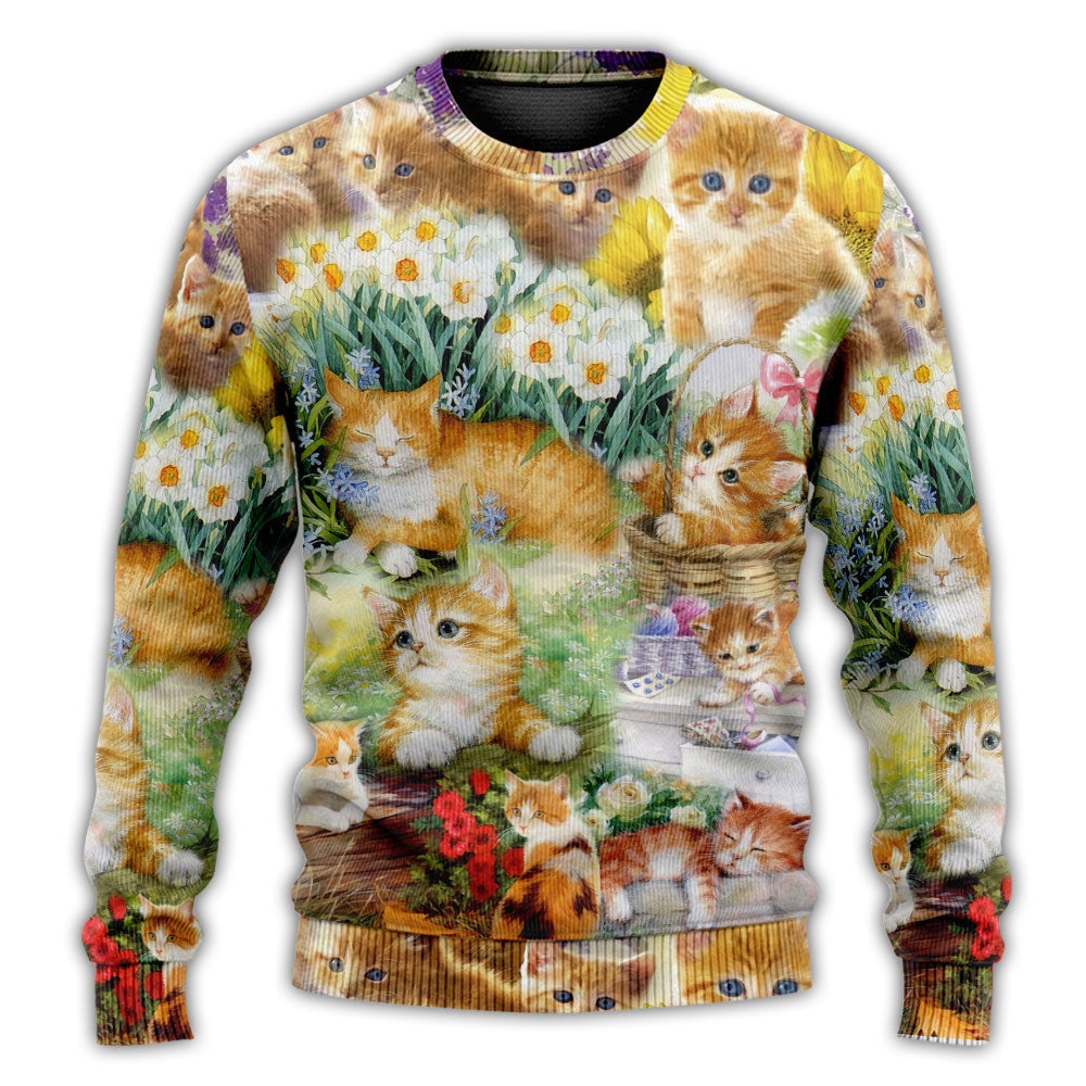 Cute Kitty Sweater For Weekend Outings Parties And Thoughtful Gift Giving