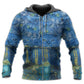 Cat Starry Night Hoodie For Nature Lovers Everyday Adventures And Thoughtful Gifting