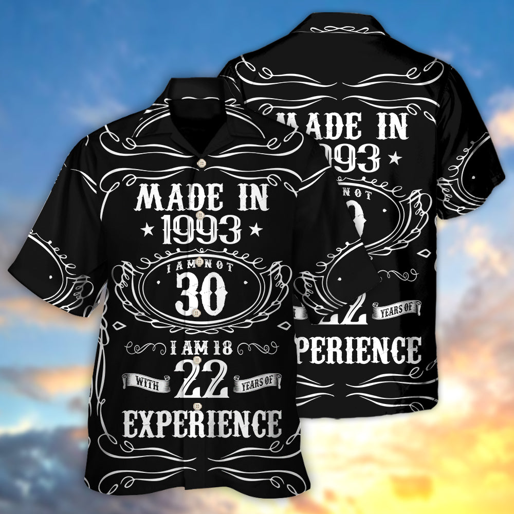 Funny Birthday Hawaiian Shirt For Vacation Days And Relaxed Coastal Outings