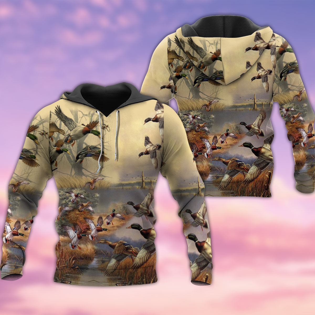 Vintage Duck Outdoor Hoodie For Nature Lovers Everyday Adventures And Thoughtful Gifting