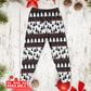 Rooftop Santa Gift Delivery Long Sleeve Pajamas Set For Holiday Bedtime And Cozy Home Wear