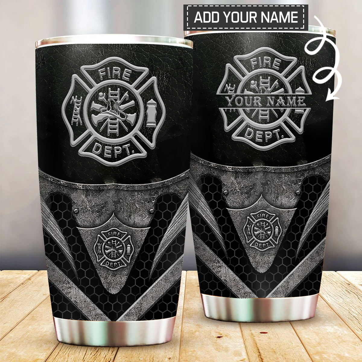 Firefighter 20 Oz Tumbler For Coffee Travel And Daily Drinks