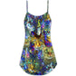 Tabby Cat Lover Art V-Neck Sleeveless Cami Dress For Summer Events And Comfortable Everyday Style