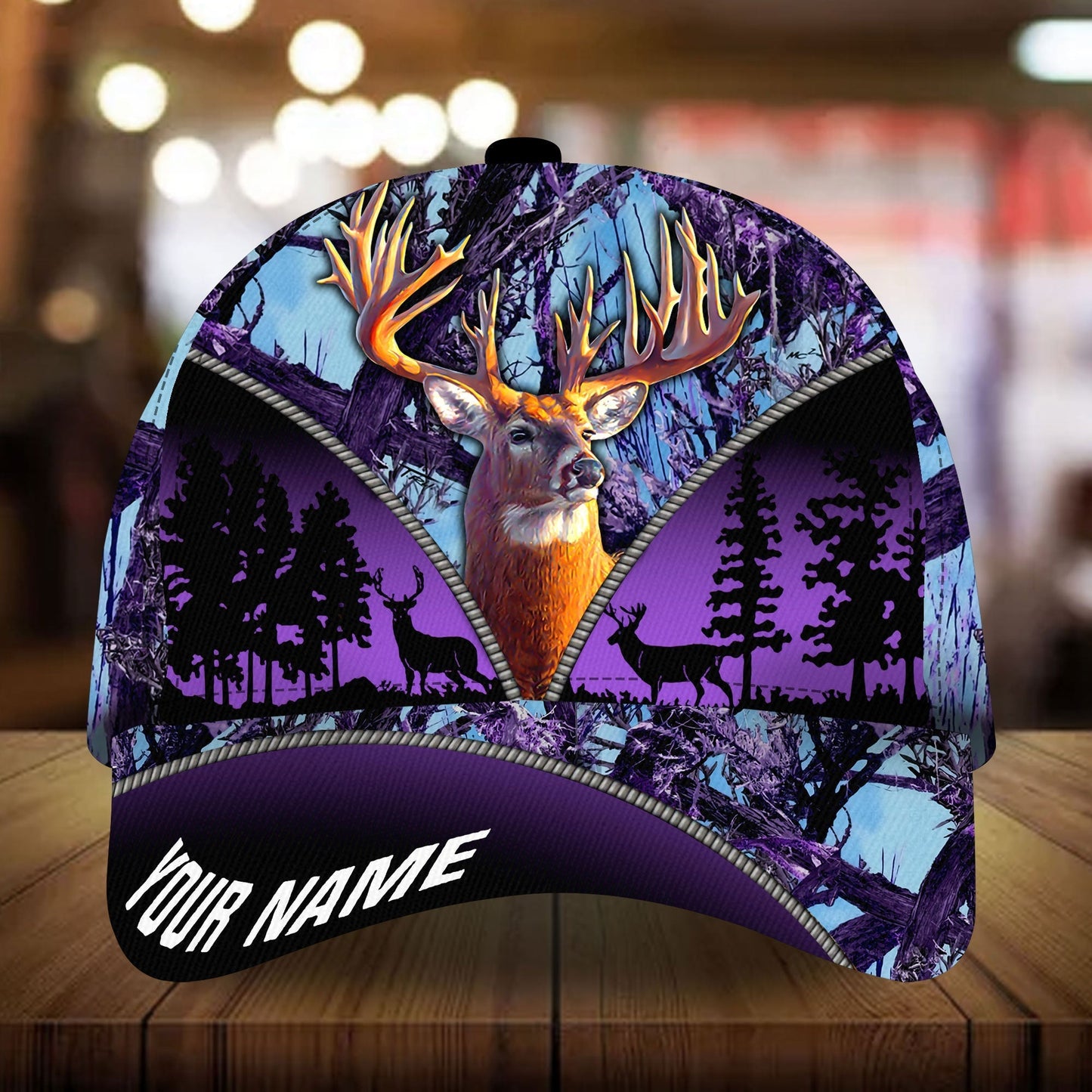 Cool Deer Hunting Art Personalized Classic Cap For Outdoor Travel Festivals And Relaxed Everyday Wear