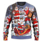 Christmas Funny Santa Happy Xmas Is Coming Sweater For Winter Parties Seasonal Adventures And Relaxed Everyday Styling