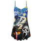 Halloween Ghost Starry Night Funny V-Neck Sleeveless Cami Dress For Summer Events And Comfortable Everyday Style