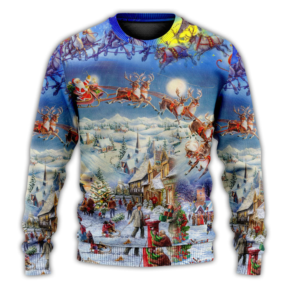 Christmas Playful Santa Holiday Sweater For Family Gatherings Winter Travel And Everyday Seasonal Comfort