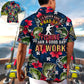 Fishing Outdoor Passion Hawaiian Shirt For Active Holidays, Resort Trips, And Warm Weather Gatherings