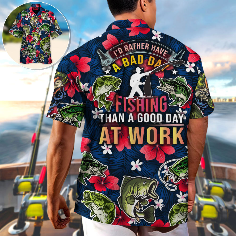 Fishing Outdoor Passion Hawaiian Shirt For Active Holidays, Resort Trips, And Warm Weather Gatherings