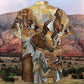 Bohemian Vintage Horses Run Away Hawaiian Shirt Artwork View For Weekend Travel And Beach Style