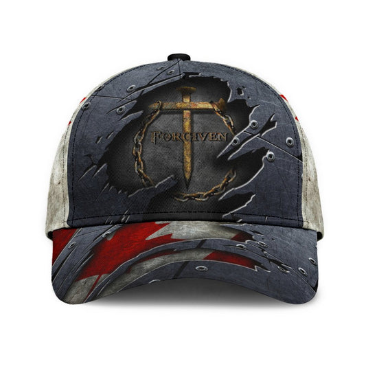 Canada Faith All Over Print Classic Cap For Seasonal Events Outdoor Trips And Everyday Comfort