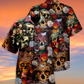 Floral Skull Queen Hawaiian Shirt Artwork View For Weekend Travel And Beach Style