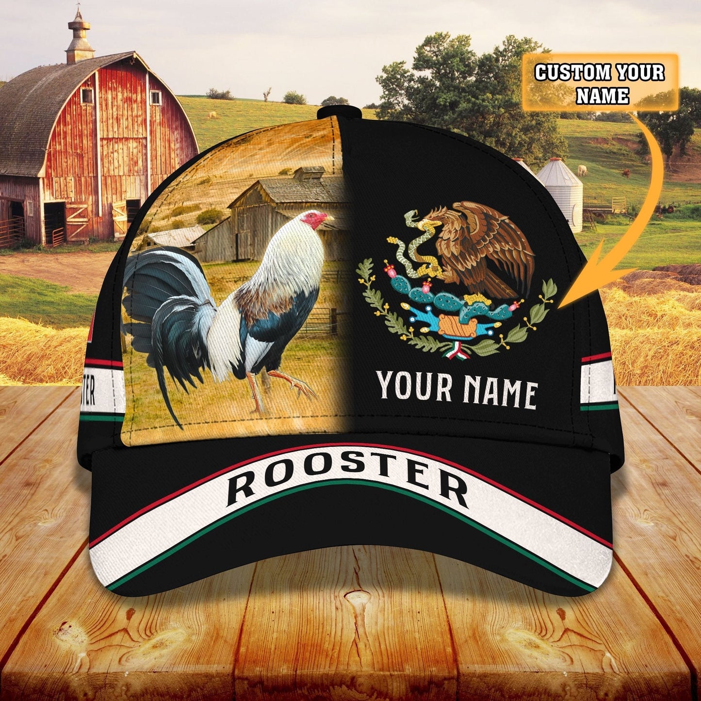 Personalized Rooster Farm Classic Cap For Parties Vacations And Relaxed Daily Outfits