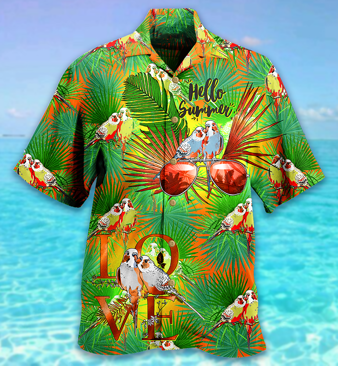 Parrot Summer Hawaiian Shirt For Coastal Adventures And Warm Weather Wear