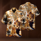 Skull And Coffee Hawaiian Shirt With Detailed Graphic For Tropical Getaways Outdoor Fun And Everyday Wear