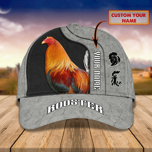 Personalized Rooster Farm Classic Cap For Festivals Travel Adventures And Casual Gift Giving