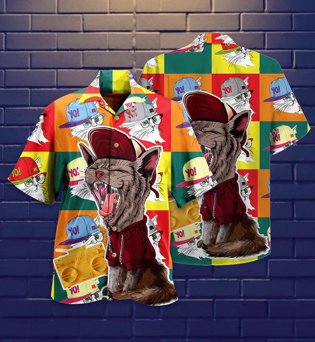 Cat Yo Hawaiian Shirt For Vacation Days And Relaxed Coastal Outings