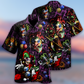 Clown Smiling Hawaiian Shirt Artwork View For Weekend Travel And Beach Style