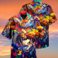Watercolor Moose Beautiful Hawaiian Shirt For Warm Weather Adventures And Everyday Comfort