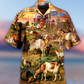 Funny Vintage Goat Farm Hawaiian Shirt For Summer Events And Casual Outdoor Wear