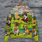 Golf Dog Driving Cart Sweater For Playful Everyday Outfits Travel And Comfortable Daily Wear