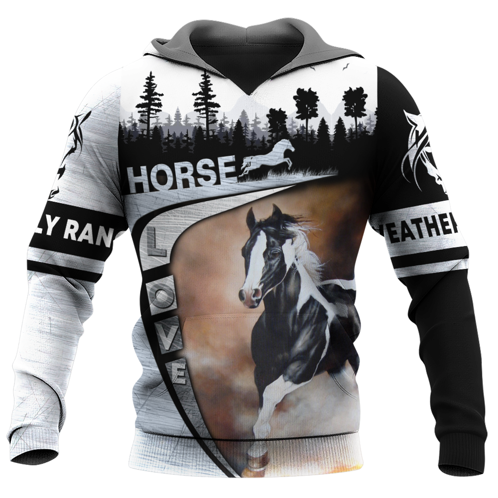 Beautiful Horse Love Racing Hoodie For Horse Lovers Weekend Adventures And Relaxed Daily Style
