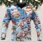 Santa Snowman Holiday Hoodie For Holiday Vacations Winter Events And Everyday Comfort