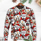 Christmas Cute Santa And Reindeer Sweater For Seasonal Parties Cozy Gatherings And Thoughtful Holiday Gifts