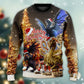 Dragon Merry Christmas Bright Power Sweater For Family Gatherings Winter Travel And Everyday Seasonal Comfort