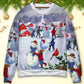 Christmas Children Snowman Town Sweater For Festive Events Weekend Outings And Comfortable Winter Style