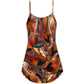 Violin Instrument Lover Quote V-Neck Sleeveless Cami Dress For Music Lovers Travel And Expressive Summer Fashion
