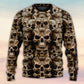 Skull Inner Darkness Sweater For Alternative Outfits Seasonal Events And Everyday Comfort