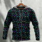 Cute Neon Kitten Glow Hoodie For Everyday Wear Outdoor Adventures And Comfortable Style
