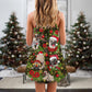 Christmas Merry Pug Holiday – Women's Summer Sleeveless V-Neck Camisole Dress