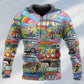 Hippie Colorful Van Peace Hoodie For Peaceful Casual Style Weekend Travel And Comfort