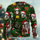 Skull Merry Xmas Happy Christmas Sweater For Festive Events Weekend Outings And Comfortable Winter Style