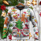 Cute Christmas Santa Snowman Gingerbread Hoodie For Winter Streetwear Christmas Travel And Seasonal Home Gatherings