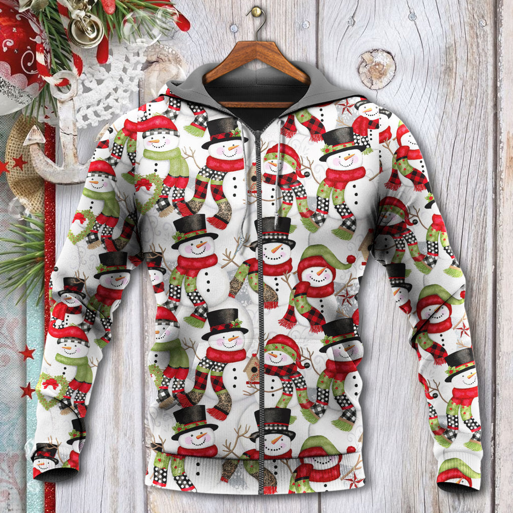 Christmas Snowman Family Joy Hoodie For Winter Adventures Family Gatherings And Festive Everyday Style