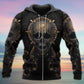 Golden Skull True King Hoodie For Alternative Fashion Events And Relaxed Everyday Wear